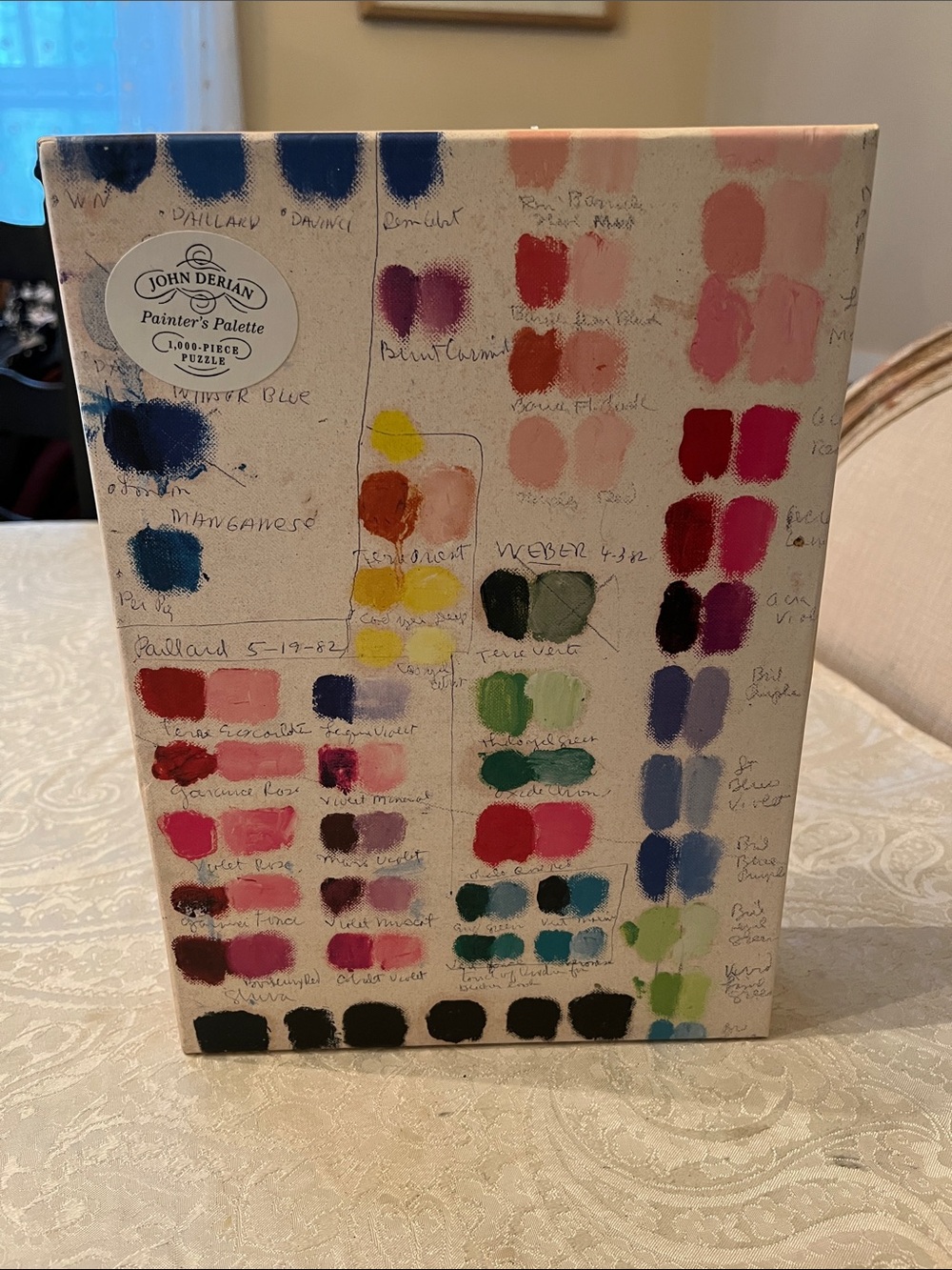 John Derian Painter's Palette 1,000-Piece Puzzle - Multicolor in EUC